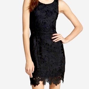 Black lace mini dress, ASTR Label, Size XL